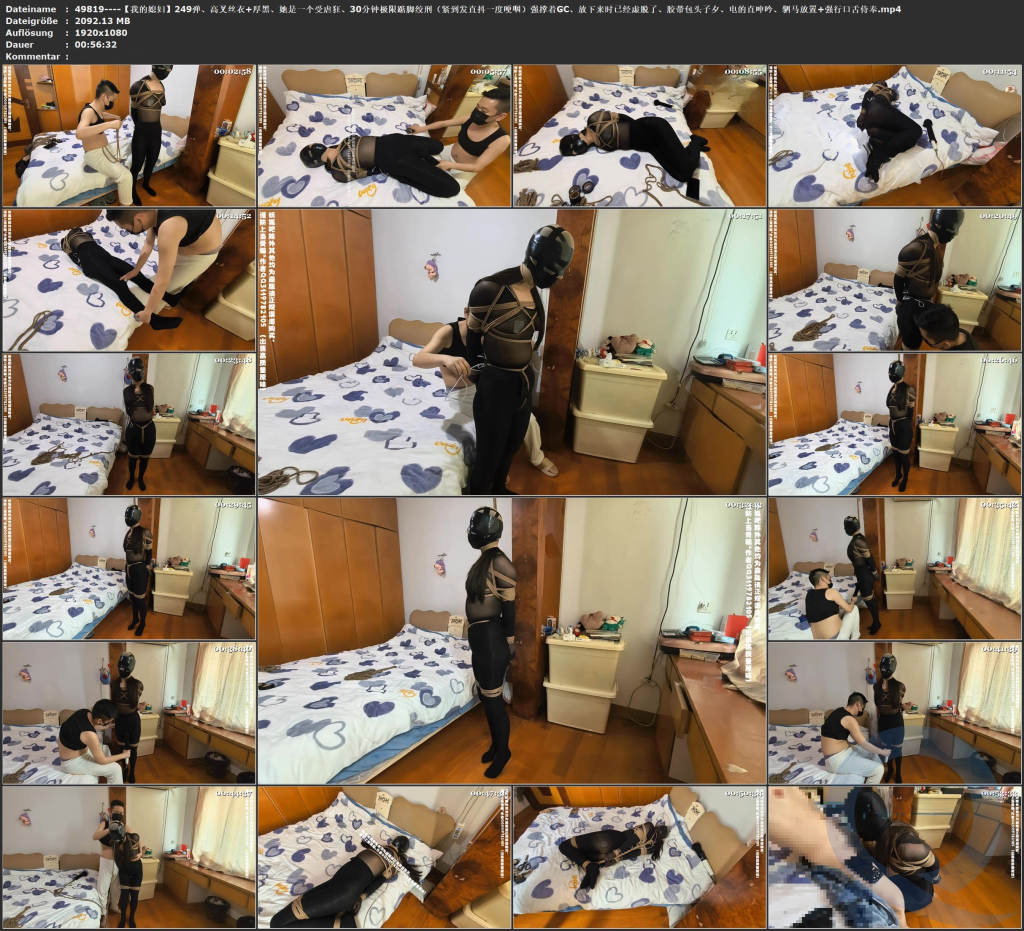 图片[4]-【我的媳妇】249弹、高叉丝衣+厚黑、她是一个受虐狂、30分钟极限踮脚绞刑（紧到发直抖一度哽咽）强撑着GC、放下来时已经虚脱了、胶带包头子夕、电的直呻吟、驷马放置+强行口舌侍奉-视频-5元站