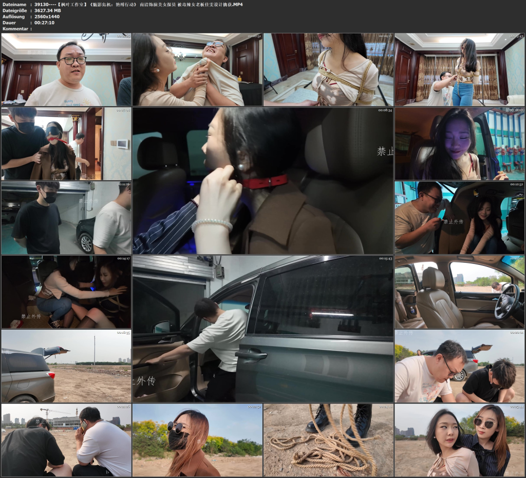 图片[2]-【枫叶工作室】《魅影危机：艳缚行动》 南清饰演美女探员 被毒辣女老板佳雯设计擒获-视频-5元站