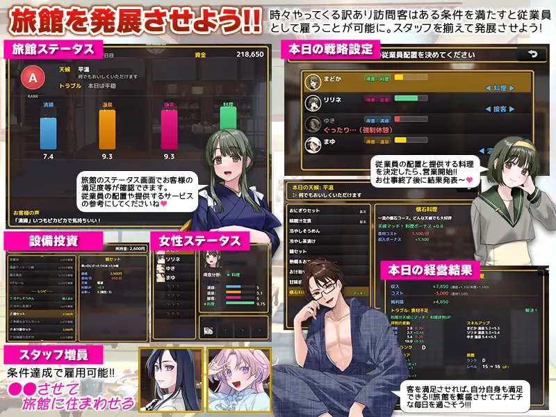 图片[5]-[新作RPG/AI汉化/PC] エロエロ温泉旅館を繁盛させる経営ゲーム  ほしぞら温泉においでませませ！-游戏-5元站