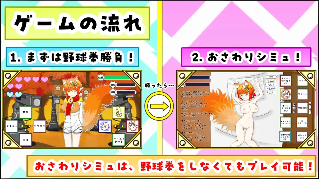[SLG/AI汉化/动态CG] 和兽耳娘强行玩野球拳&H模拟！ケモミミちゃんと(むりやり)野球拳&Hシミュレーション！-游戏-5元站