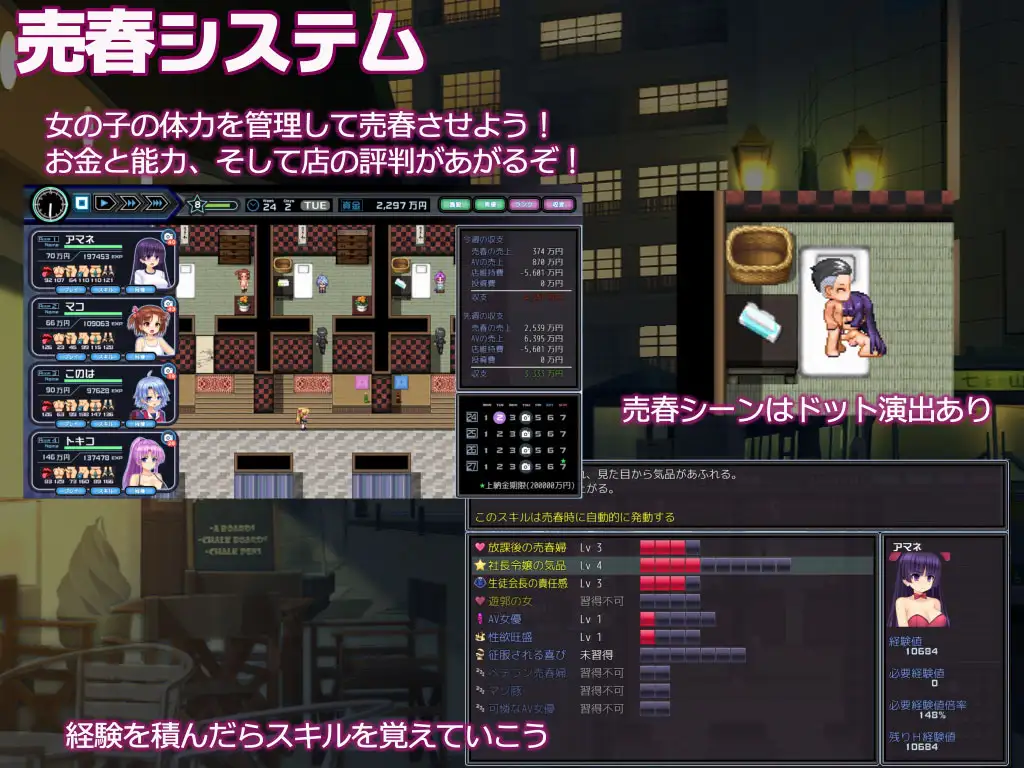 图片[3]-[日式RPG/汉化/PC] 少女组长凛凛花的经营记-少女組長リリカの娼館経営記 V1.1-游戏-5元站