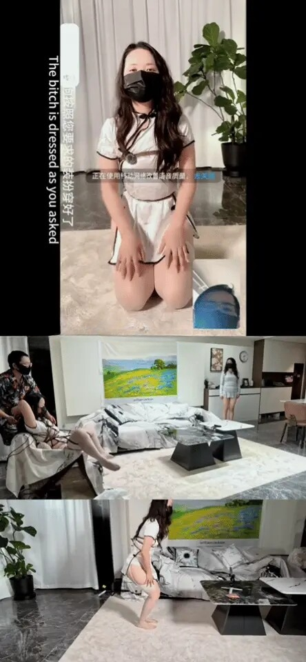 【Raymond】（精品剧情）我的野蛮女友和她的温柔妈妈（第二集）：陈妈正在接受网调，不料小刚独自提前回来；为完成主人的任务，陈妈求情小刚帮忙捆绑并拍视频，却被女儿撞见-视频-5元站