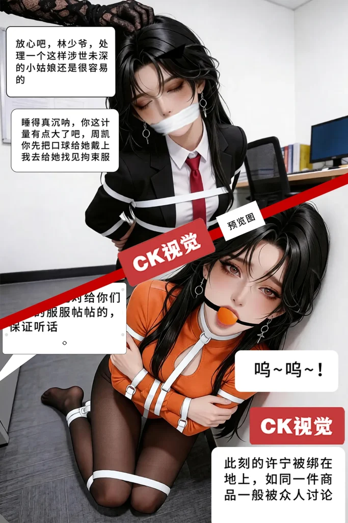 图片[2]-南城系列--豪门的替罪羊，黑色，拘束衣，拘束带，口球，调教，中文剧情--第一章-5元站