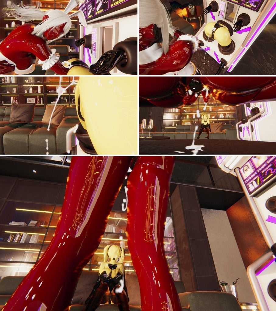 TENTACLE8 触手服 胶衣 堵嘴 人形 蒙面 BDSM 调教 性偶 兔女郎 中文剧情向-5元站