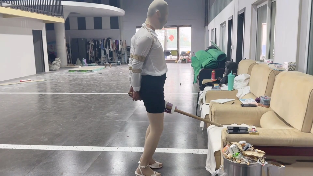 【媚娘工作室】三天三夜体验升级1-直臂练习+松紧带直臂囚禁过夜-视频-5元站