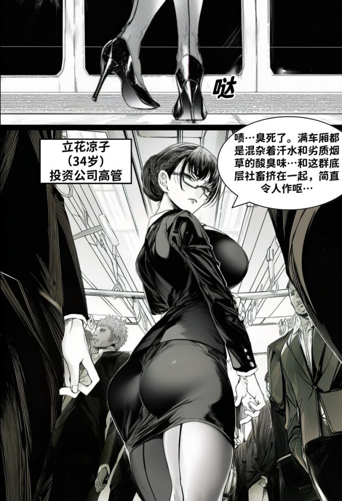 痴汉列车——高冷熟女OL被调教-5元站