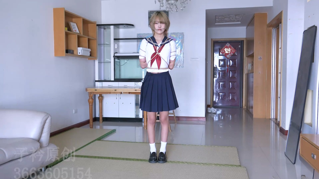 【子衿原创】新模试镜 唇钉女孩的紧缚体验-视频-5元站