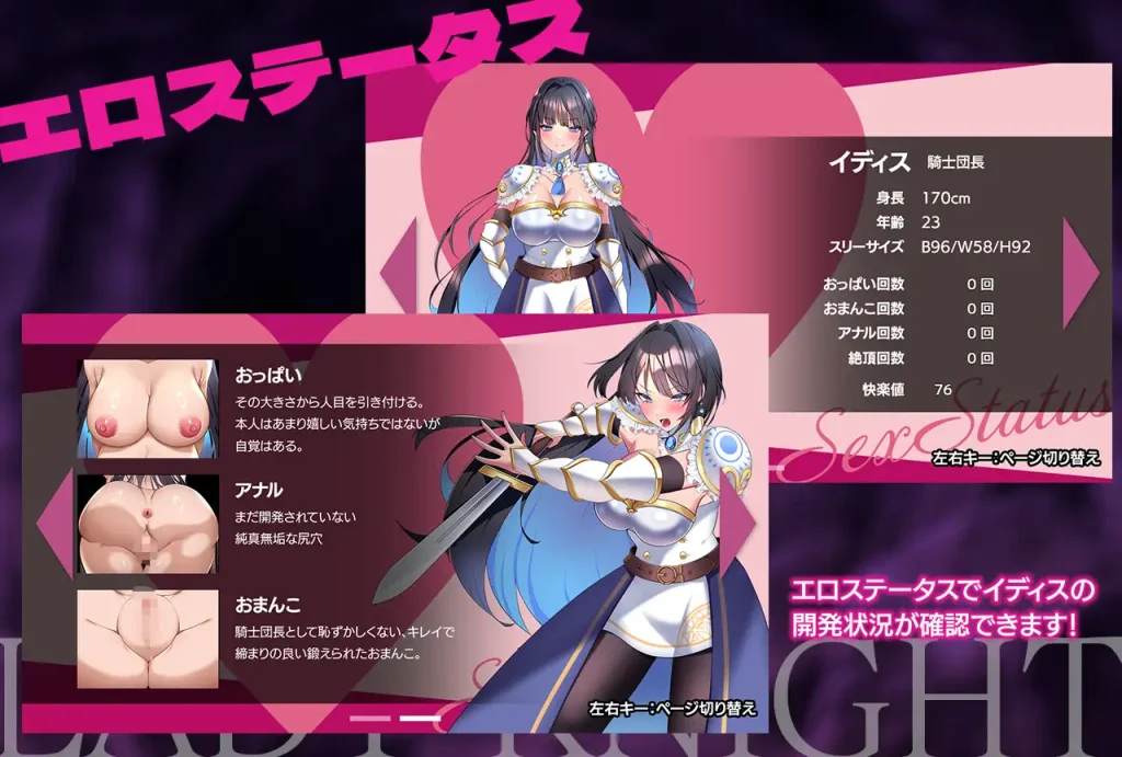 图片[2]-[日式RPG/PC/ai汉化] 夜之女骑士-淫魔的迷宫- レディーナイト-淫魔の迷宮-游戏-5元站
