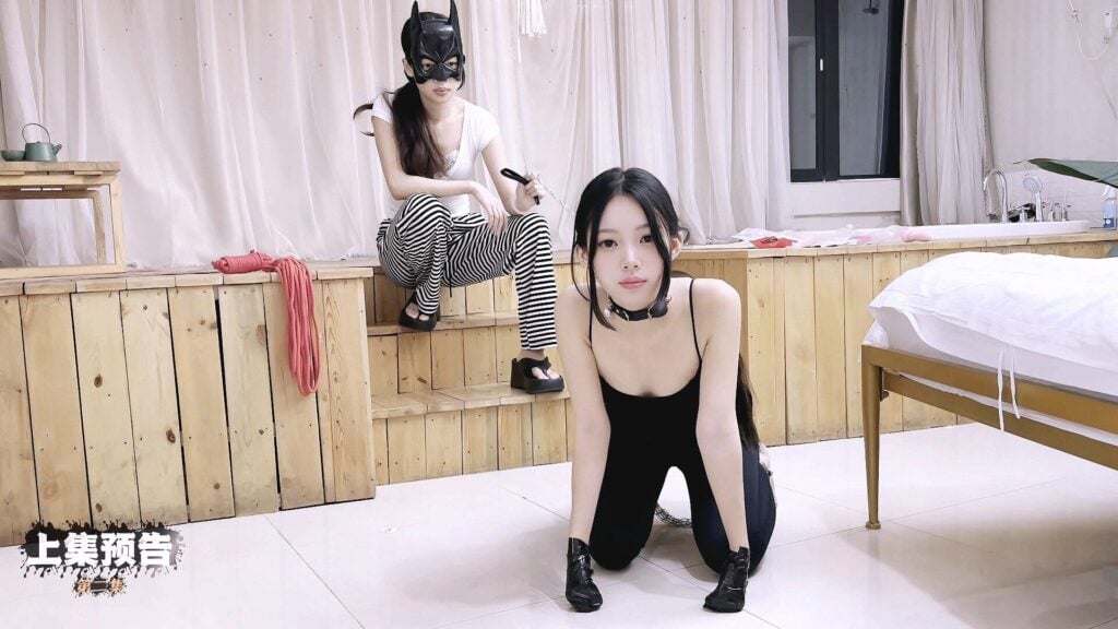 【MUMUZI】【我的AI剧场】【大型剧情片】【邪恶的女画家三】 没想到你是一个阴阳人！被主人痛苦-视频-5元站
