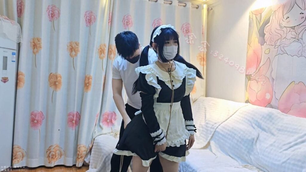 【司念念】女仆装龟甲+并腿缚捆绑过程-视频-5元站