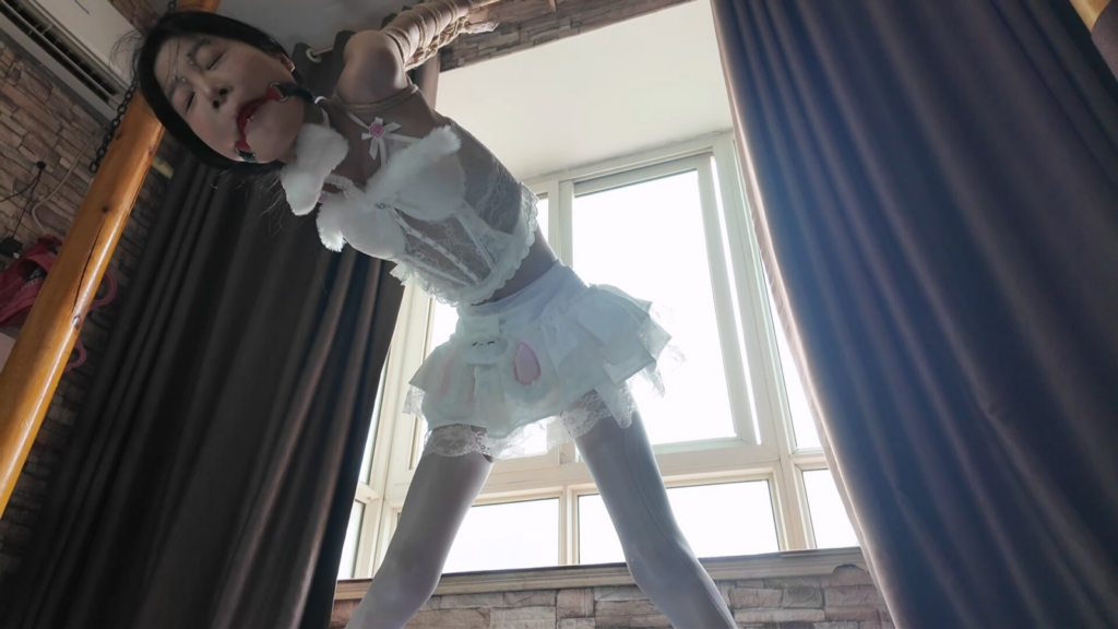 【一绳所爱】《软妹子白培培初体验》-视频-5元站