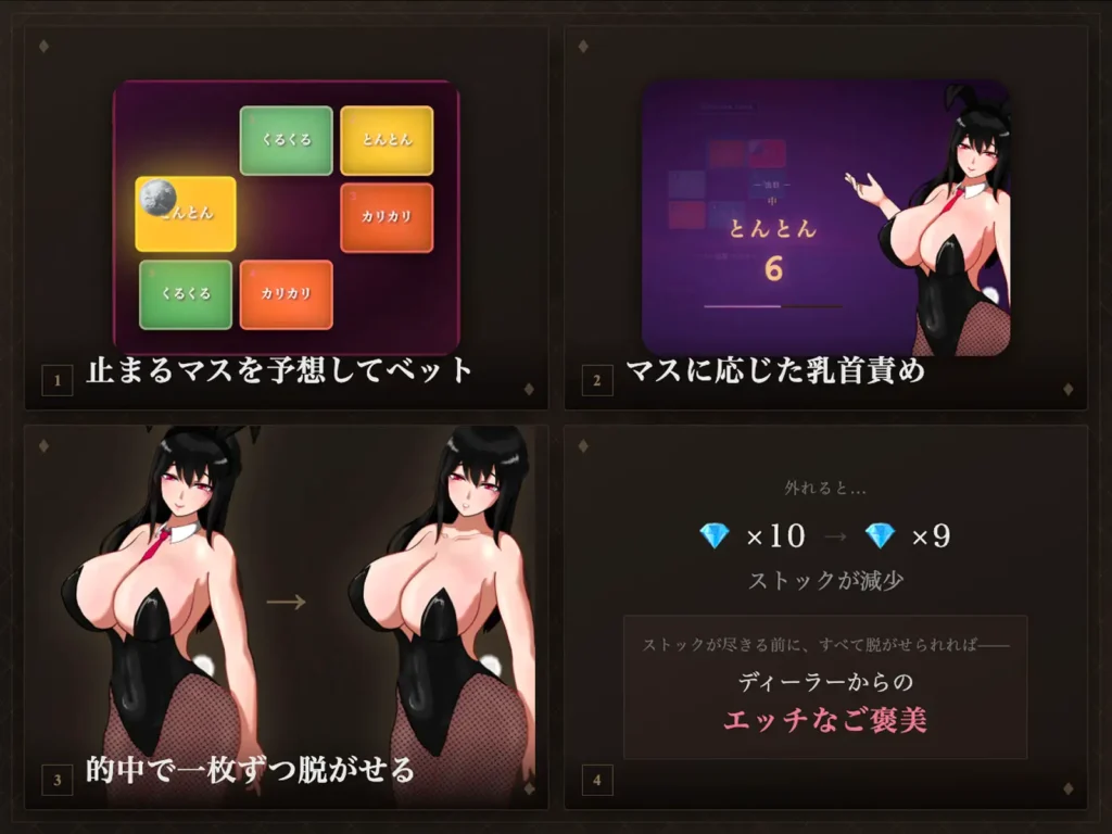 图片[3]-[SLG/PC/生肉] 受虐乳头责罚赌场 マゾ乳首責めカジノ v1.1.1-游戏-5元站