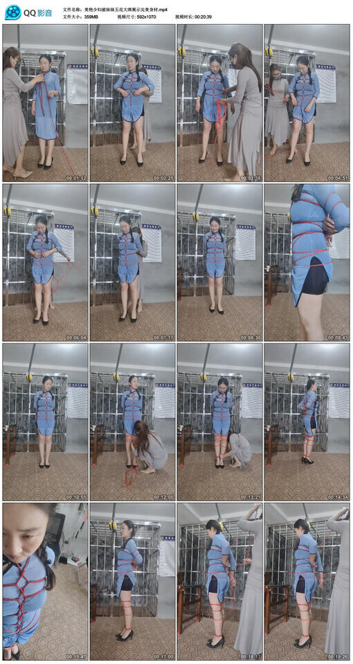 图片[2]-【皖北绳艺】美艳少妇被妹妹五花大绑展示完美身材-视频-5元站