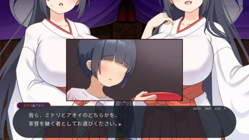 图片[5]-[SLG/PC/ai汉化] 姐姐与正太村的淫习  おねショタ村の淫習～お清楚双子巫女と孕ませ3PエッチするおさわりアニメーションSLG-游戏-5元站