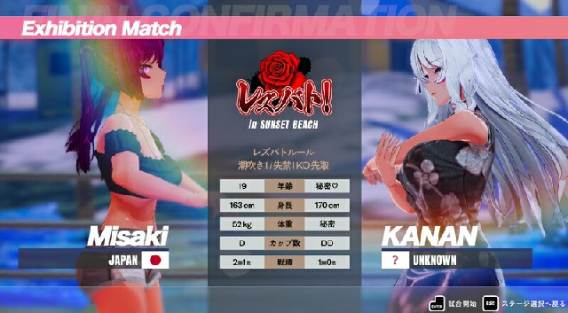 [ACT/3D/PC/中文] 百合对决！ レズバト! ver0.43b-游戏-5元站
