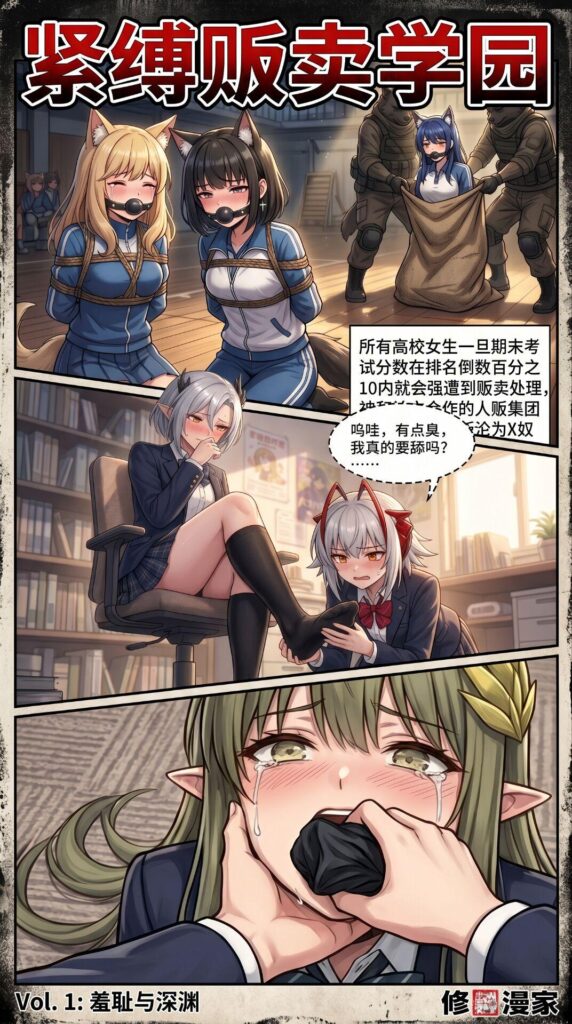 紧缚贩卖学园（第一章）-5元站