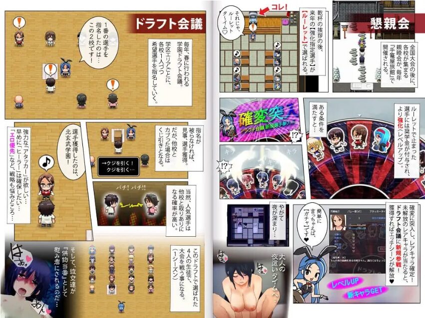 图片[3]-[RPG/PC+安卓/汉化] 在训练营提供服务 強化合宿の供物当番〜ドラフト会議で、凌O被害者が決まる〜-游戏-5元站