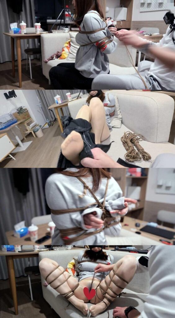 【绳精病】小美女第二次约绳子开拓奇妙世界-视频-5元站