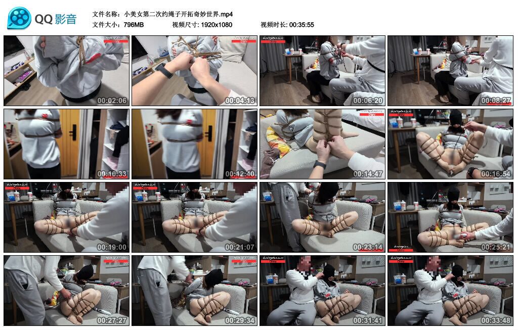 图片[3]-【绳精病】小美女第二次约绳子开拓奇妙世界-视频-5元站