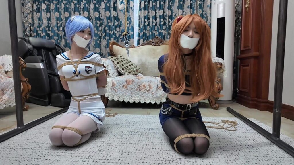 【枫叶工作室】《完蛋！我把美女捆绑了？——双人成缚？EVA暖暖换装玩弄！》-视频-5元站