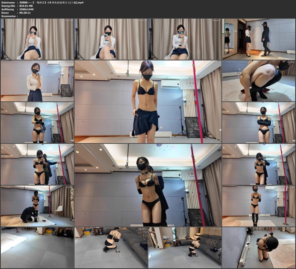 图片[3]-【一绳所爱】小0 挣扎的束缚女王(上编)-视频-5元站