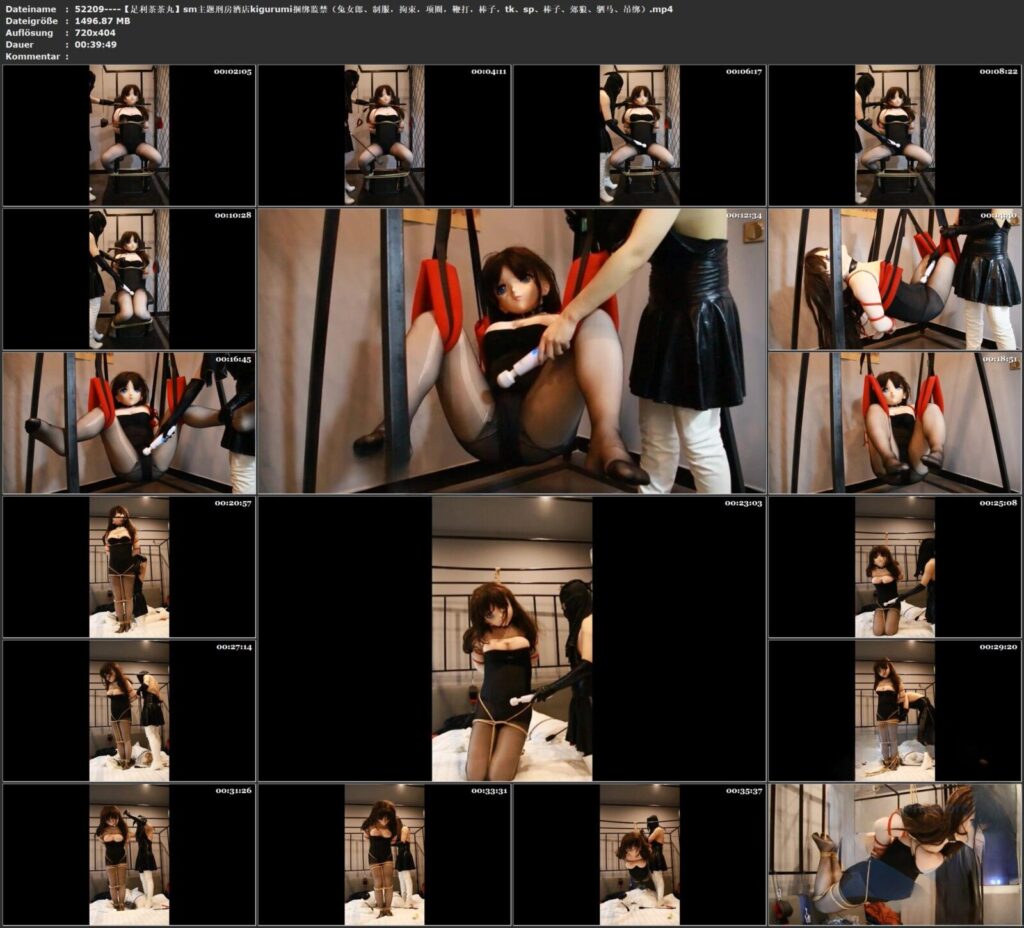 图片[2]-【足利茶茶丸】sm主题刑房酒店kigurumi捆绑监禁（兔女郎、制服，拘束，项圈，鞭打，棒子，tk、sp、棒子、郊狼、驷马、吊绑）-视频-5元站