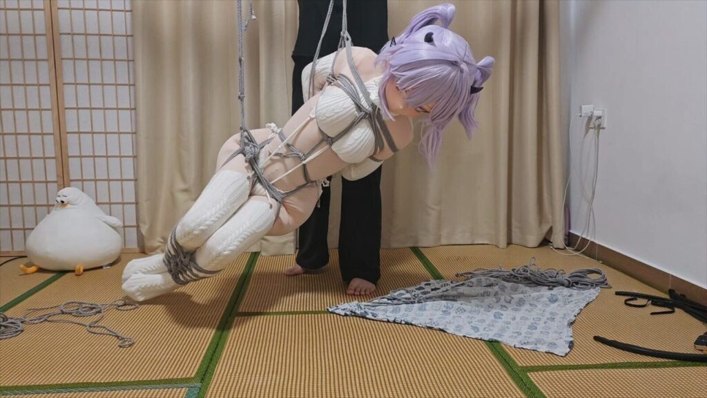 【无夜】kigurumi 空中侧吊吊缚+SP+挠脚心 -视频-5元站