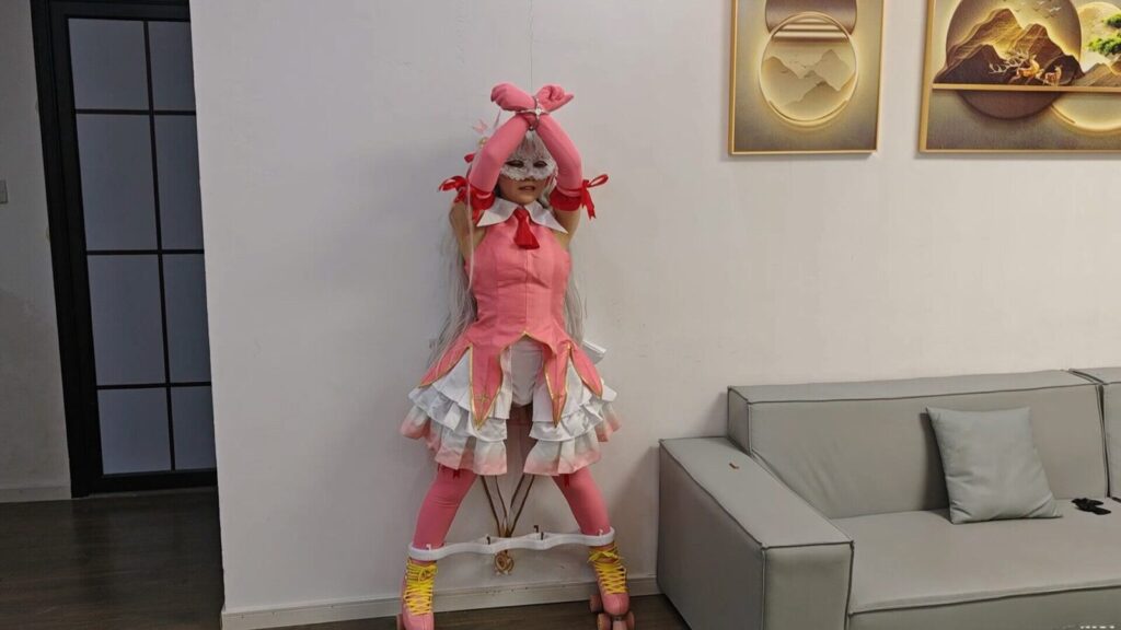 【苏苏】魔法少女伊莉雅的补课陷阱，多种束缚姿势写字惩戒，驷马挣扎-视频-5元站