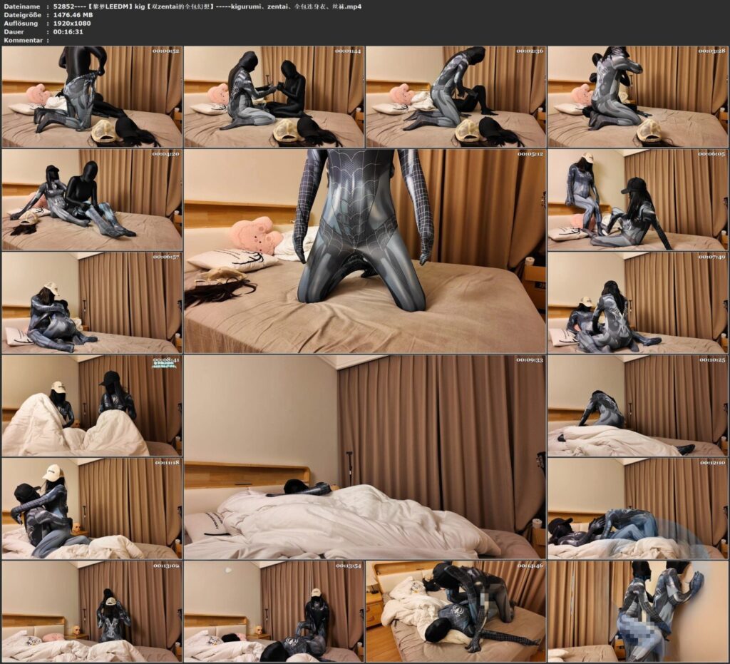 图片[3]-【黎梦LEEDM】【双zentai的全包幻想】-----kigurumi、zentai、全包连身衣、丝袜-视频-5元站
