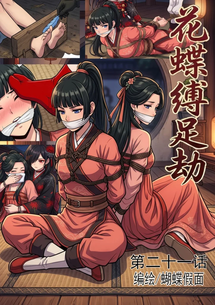 花蝶缚足劫第21话：蛛门来势汹汹，女干部调教施压-5元站
