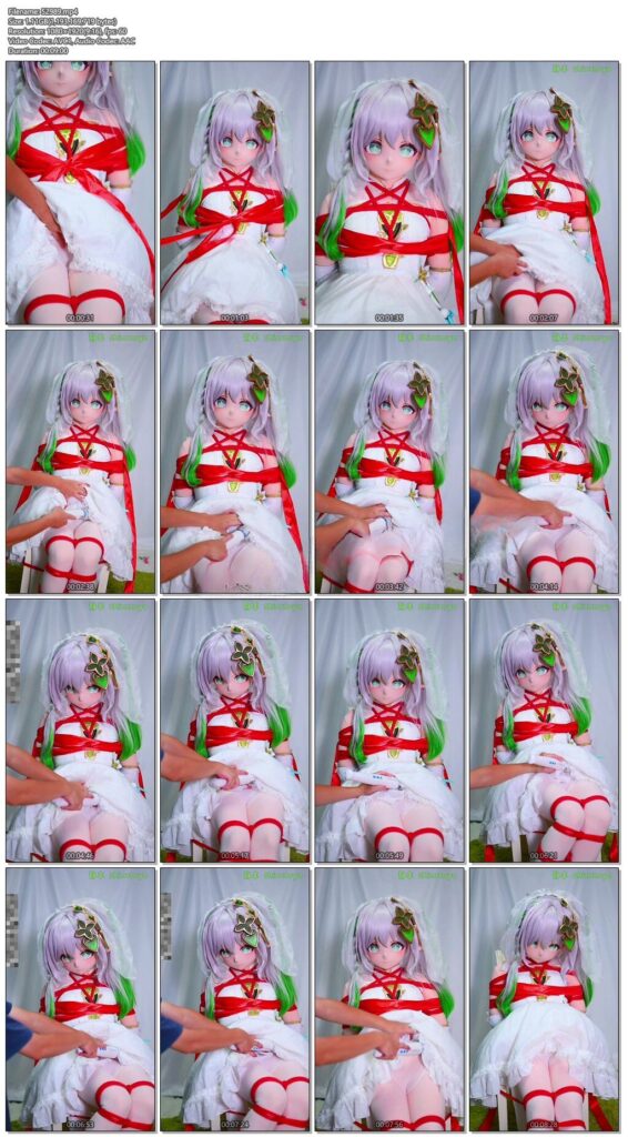 图片[2]-【zentai】完美的礼物花嫁娃娃 -视频-5元站