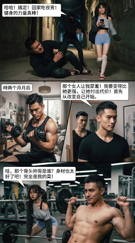 图片[3]-女权健身少女被绳缚教育沦为小狗-5元站