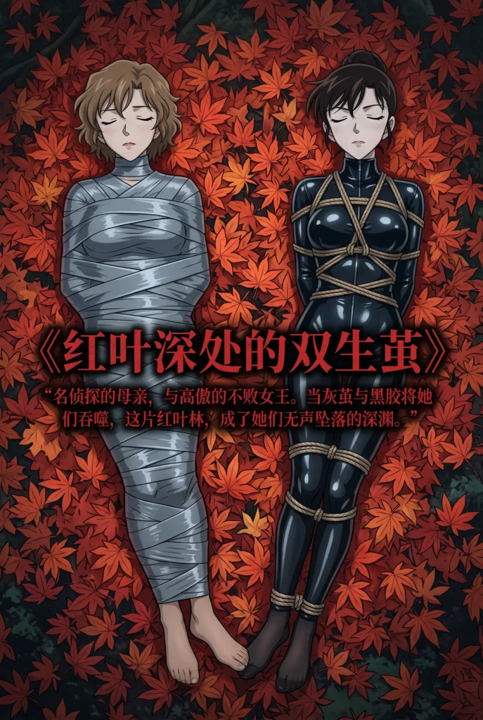 《名侦探柯南之黑衣绑架案》 有希子与妃英理被绑架 ，乳胶衣，迷晕，捆绑，肉丝，黑丝，堵嘴-5元站