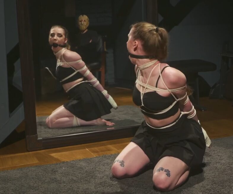 图片[2]-Meloxy – Tight and Aesthetic Bondage with Thin Ropes Before a Mirror-视频-5元站