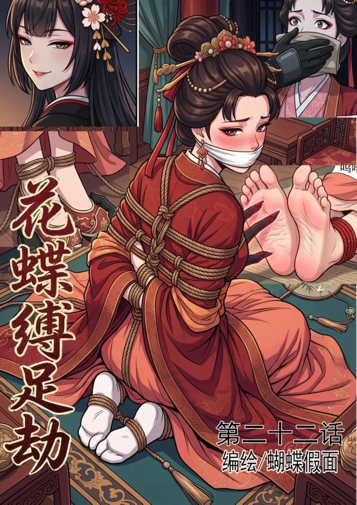 花蝶缚足劫第22话：成功潜入内院，擒获王妃并开始调教-5元站