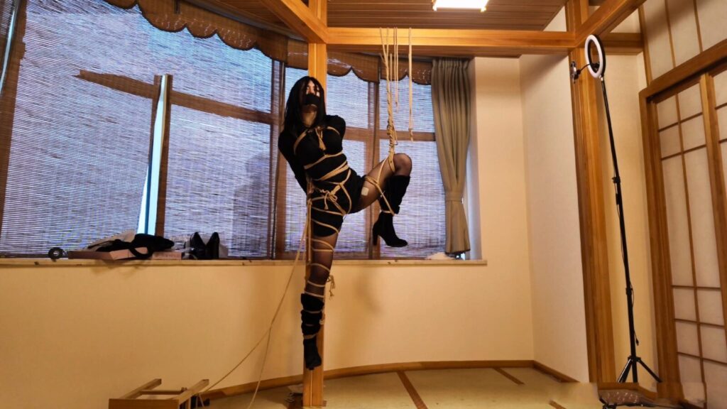 【野子绳社】自缚小课堂之悬空柱缚篇-视频-5元站