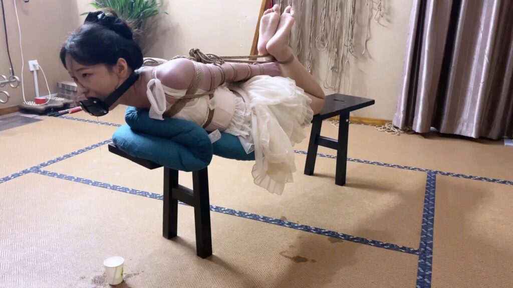 图片[2]-【山鬼工作室】动动深喉口球老虎凳 下集-视频-5元站