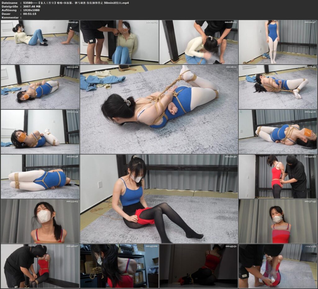 图片[3]-【象人工作室】嗷嗷-体操服，驷马调教 伪装捆绑带走 50min剧情向-视频-5元站