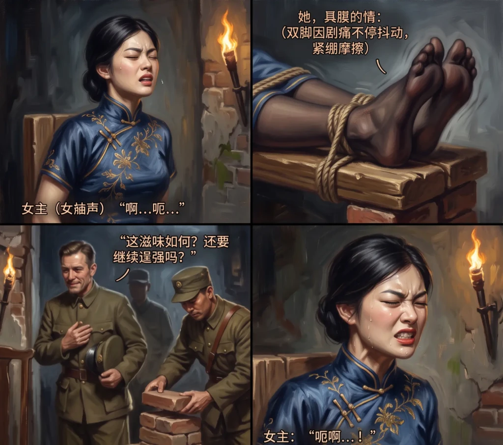 图片[3]-《女囚的逼供与刑罚》老虎凳 山羊舔脚-5元站
