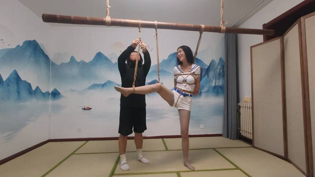 【秦韵绳屋】紫悦专场 随机道具，绳缚造型（上）-视频-5元站