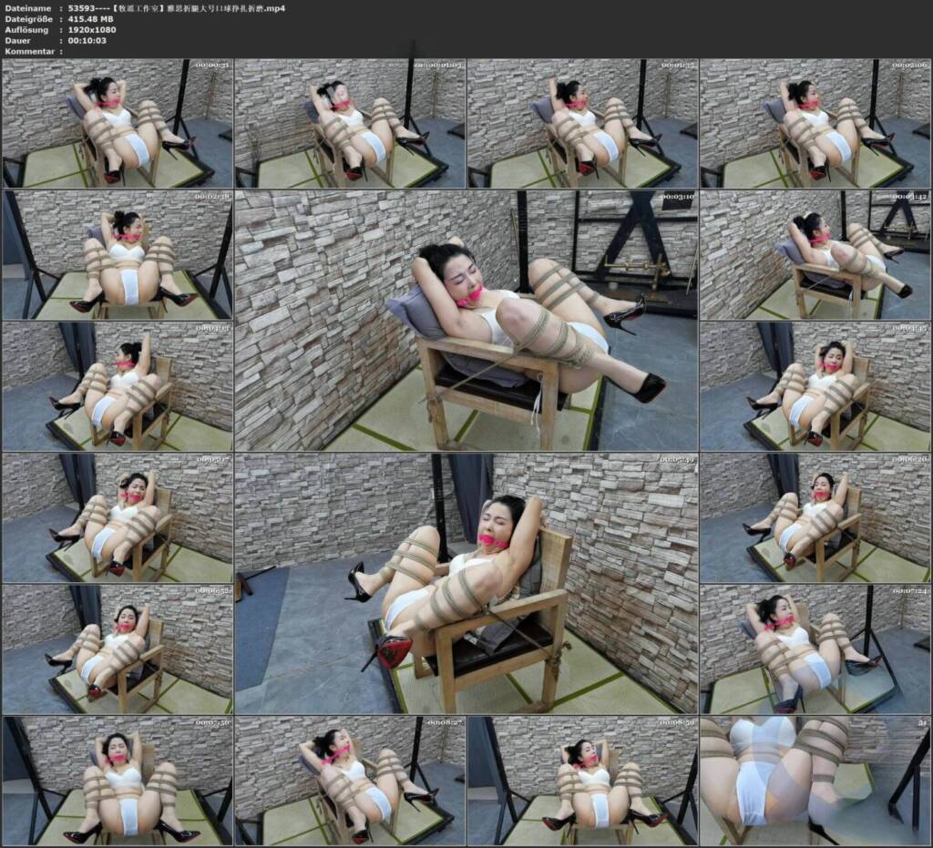 图片[2]-【牧遥工作室】雅思折腿大号口球挣扎折磨-视频-5元站