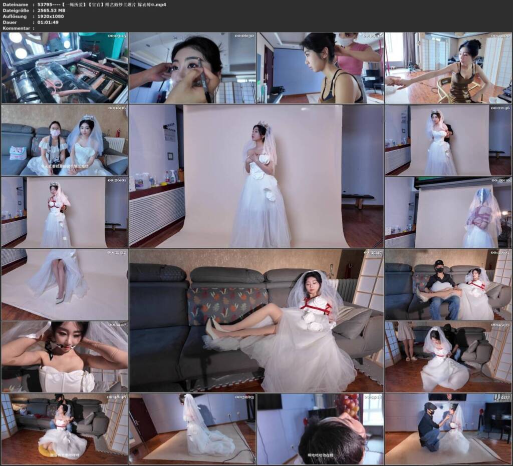 图片[2]-【一绳所爱】【官官】绳艺婚纱主题片 嫁衣缚①-视频-5元站