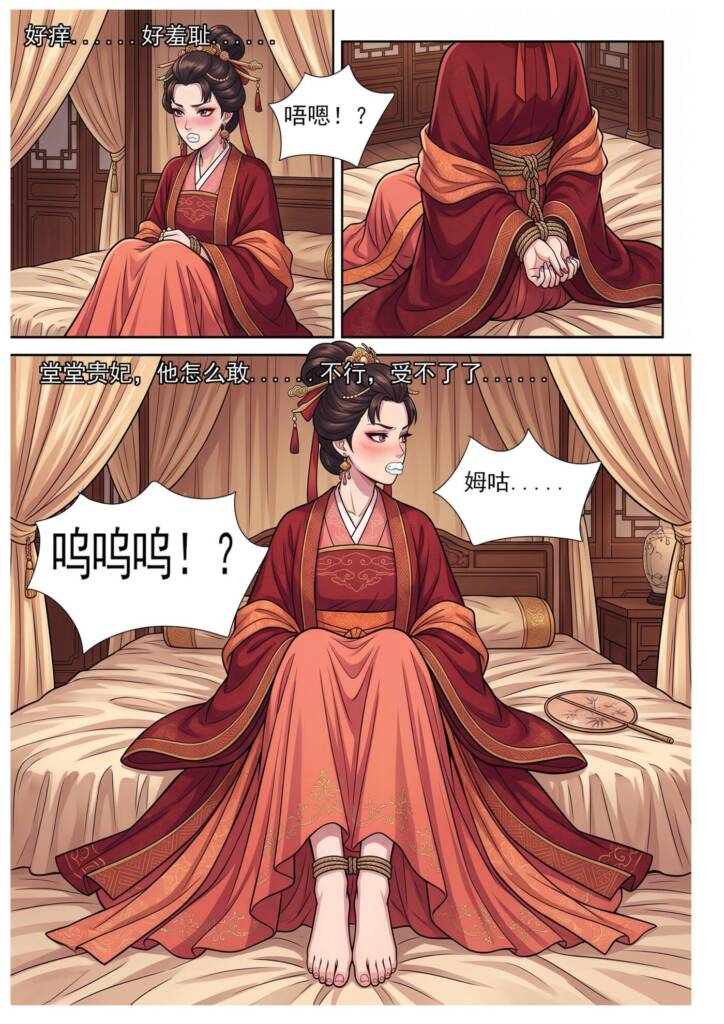 图片[2]-花蝶缚足劫第23话：成功擒住蛛门护法，捂晕捆绑脱鞋调教-5元站