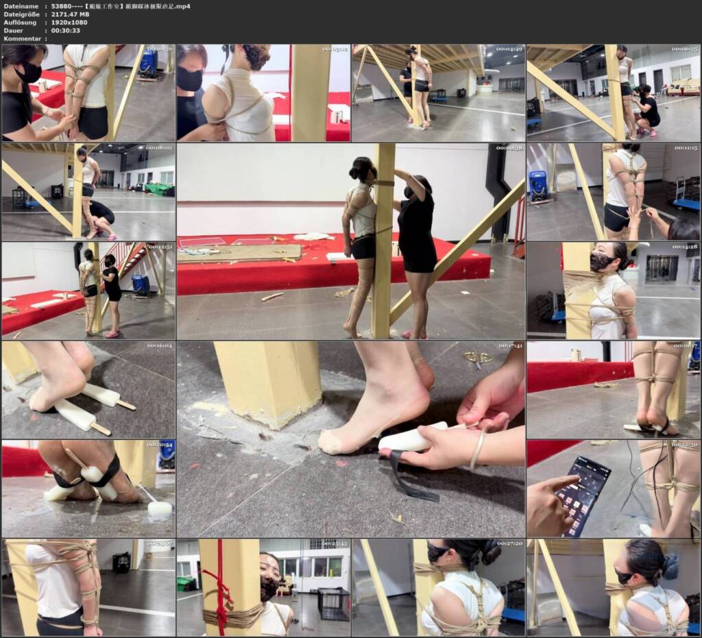 图片[3]-【媚娘工作室】踮脚踩冰极限虐足-视频-5元站