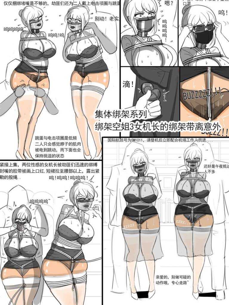 《集体绑架系列之绑架空姐3女机长的绑架带离意外！》-5元站