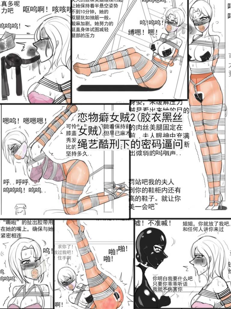 《恋物癖女贼2（黑丝胶衣女贼）绳艺酷刑下的密码逼问》-5元站