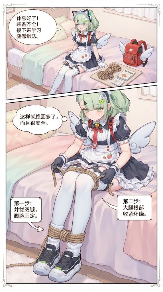图片[2]-千夏的自缚故事（内含女同调教高潮舌吻，千夏自缚把自己当做礼物送给好朋友）-5元站