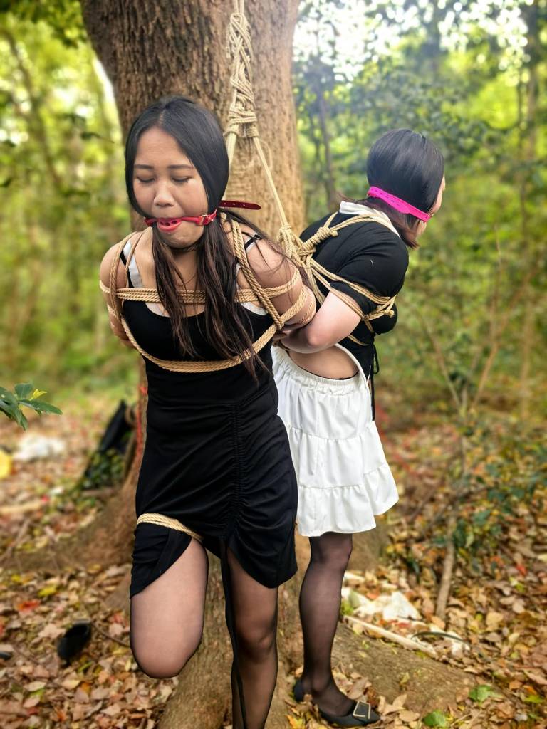 【忧郁的笨鸟】户外小树林二人悬吊-视频-5元站