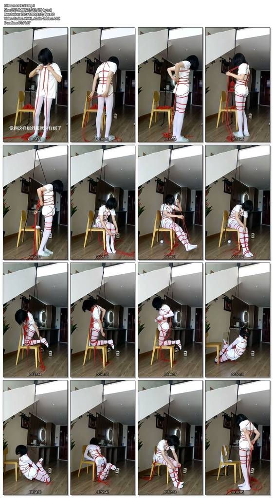 图片[2]-【小自白】龟甲缚+并腿缚+吊缚的自缚全过程，还有工具人的小报复-视频-5元站