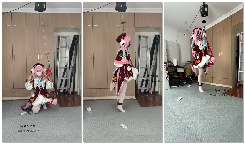 【坎喵】绝望的自缚-星穹铁道cos-风菫单腿踮脚+斐济杯强高地狱-视频-5元站